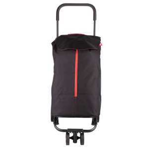 Wózek Na Zakupy 30kg/50l. Twin New Czarny 4 Kółka
