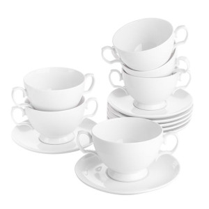 Mariapaula Klasyka Biała Zestaw Do Bulionu 6/12 350ml/17cm (l01)