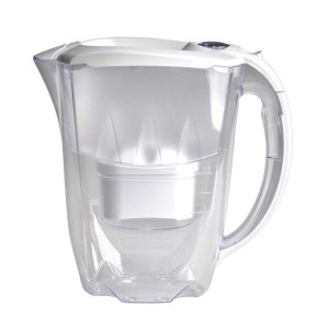 Dzbanek filtrujący wodę Aquaphor Amethyst + 3 wkłady, B100-25 2,8 l, biały