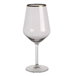 Komplet 6 kieliszków na wino czerwone 530 ml Rubin Gold