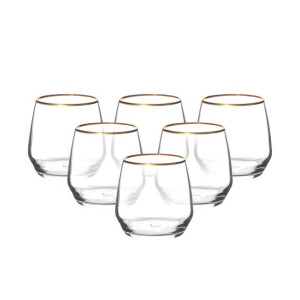 Rubin Gold Kpl.6 Szklanek 370ml
