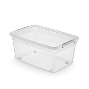 Basestore Pojemnik Z Pok.i Klipsami Na Kółkach 58x39x25cm 40l (2722)
