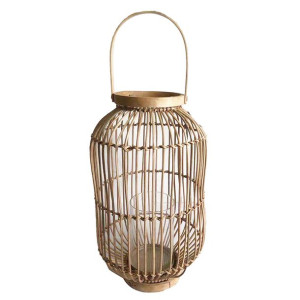 Lampion / latarenka rattanowa Altom Design 24 x 37 cm