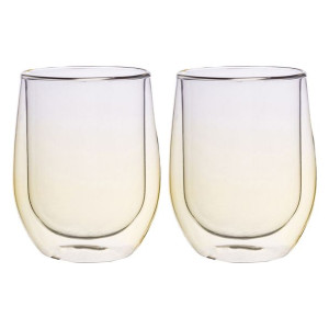 Andrea Color Kpl. 2 Szklanek Kolorowych 300ml Yellow Bz