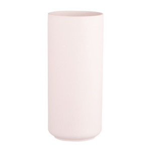 Wazon Ceramiczny 11x11x25 Cm Pudrowy Róż