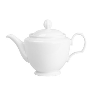 Dzbanek do herbaty i kawy porcelanowy MariaPaula Biała 0,6 l