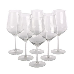 Komplet 6 kieliszków do wina czerwonego Rubin 530 ml