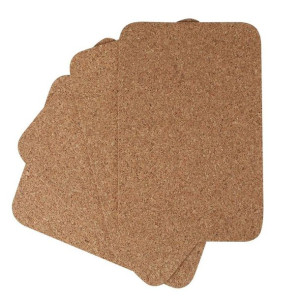 Kpl. 4 Podkładek Prostokątnych 40x30cm Korek Naturalny