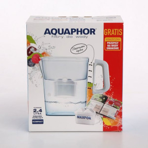 Dzbanek filtrujący wodę z wkładem Aquaphor Biały B100-25 2,4 l