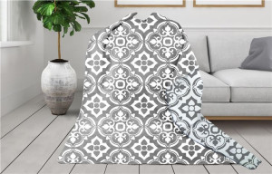 Koc "greno" glamour coll. 150x200 falesia popiel