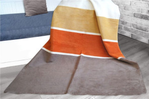 Koc "greno" glamour coll. 150x200 sunset sepia
