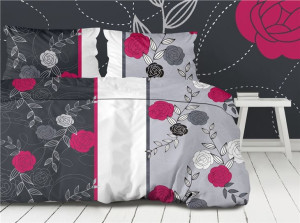 Pościel bawełniana 160x200 fuksja show