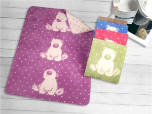 Kocyk dla dzieci "greno" 100x150 sweet bear fuks