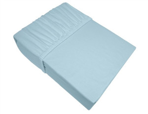Prześcieradło jersey bielbaw 120x200 lazur (068)
