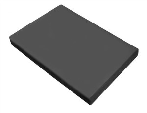 Prześcieradło satyna kolor 160x210 stalowy