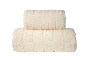 Ręcznik "greno" brick 70x140 kremowy