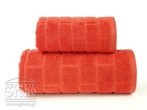 Ręcznik "greno" brick 70x140 terra