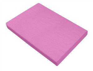 Prześcieradło bawełna bielbaw 220x210 róż pudrow