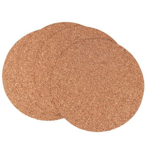 Kpl. 4 Podkładek Okrągłych Śr.30cm Korek Naturalny