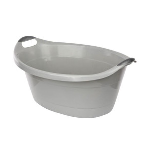 Miska / wanienka plastikowa Artgos owalna szara 40 l