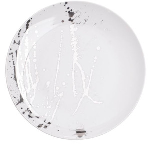 Splendor Talerz Płytki 28cm Biały Platyna