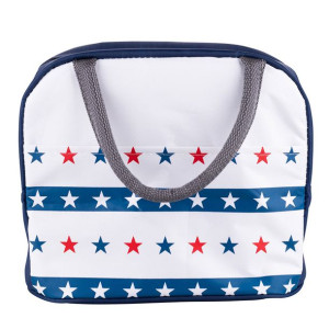 Torba termiczna na lunch / lunch bag Easy Morning biało-granatowa