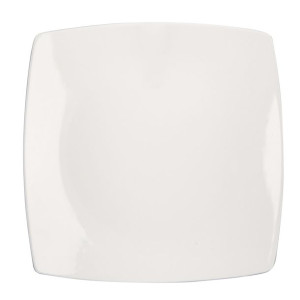 Talerz obiadowy porcelanowy Regular kremowy 27 cm