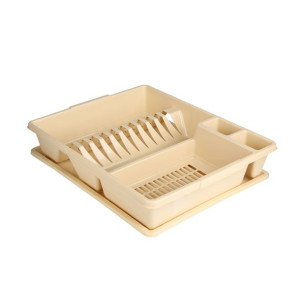 Suszarka do naczyń z ociekaczem na blat kuchenny Bentom Classic 43 cm beżow
