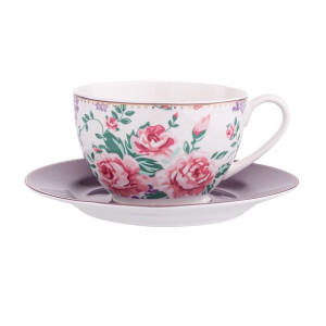 Charlotta Filiżanka 200 Ml Ze Spodkiem 15 Cm Nbc W Opasce Pvc