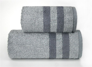 Ręcznik "greno" denim 70x140 popielaty