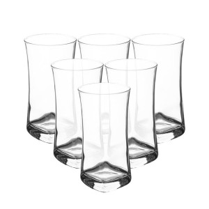 Komplet 6 szklanek do napojów Geo long drink 360 ml