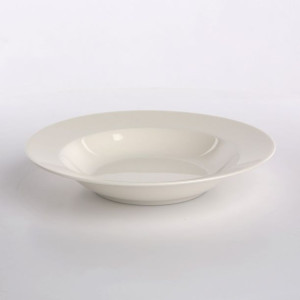 Talerz głęboki porcelanowy MariaPaula Nova Ecru kremowy 23 cm