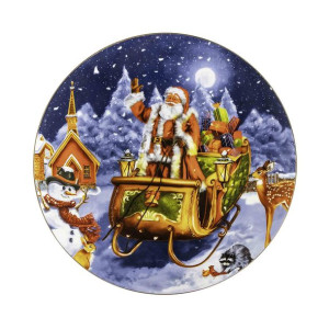 Talerz deserowy porcelanowy Christmas Story 20 cm
