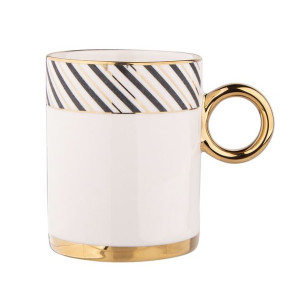 Kubek do kawy i herbaty porcelanowy Palazzo IV 330 ml