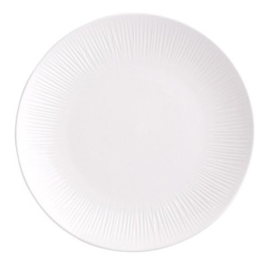 Talerz obiadowy porcelanowy Alessia Ecru kremowy 25 cm