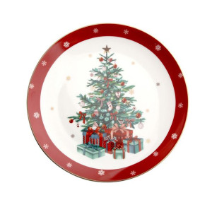 Talerz deserowy Christmas Tree 20 cm