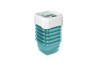 Mia Polar Zestaw 6 Pojemników 6x90ml Z Etykietą Wielokrotnego Zapisu (30687