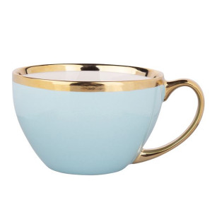 Filiżanka porcelanowa Aurora Gold Miętowa 400 ml