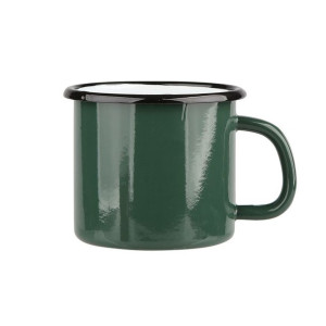 Kubek emaliowany Silesia zielony 0,45l