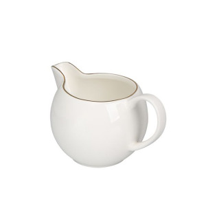 Bella Złota Linia Mlecznik 300 Ml Porcelana Kremowa