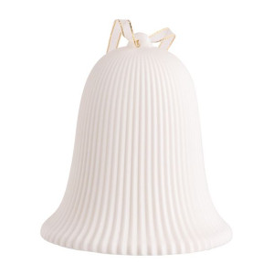 Zawieszka Porcelanowa Dzwonek Oświetlenie Led 11x11x12 Cm