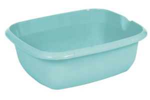 Miska plastikowa prostokątna z wylewką Keeeper 9 l blękitna