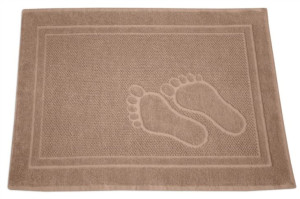 Dywanik "greno" feet 50x70 beżowy