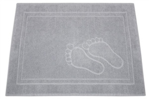 Dywanik "greno" feet 50x70 jasny popielaty