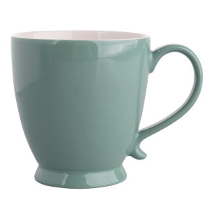 Filiżanka porcelanowa Urban zielona ciemna 400 ml