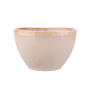 Miska salaterka porcelanowa Reactive Sand 14 cm