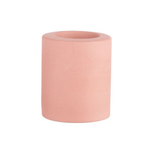 Świecznik Ceramiczny 6,5x6,5x8 Cm Ceglasty