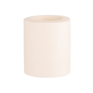 Świecznik ceramiczny kremowy 8 cm