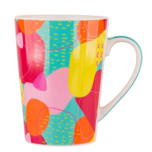 Kubek porcelanowy Pastelowe Kształty 450 ml
