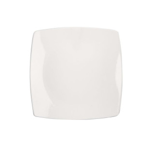 Talerz deserowy porcelanowy Regular kremowy 19 cm